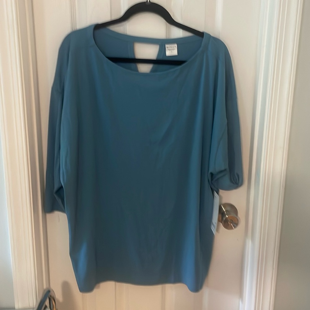 Athleta Ease in Top NWT Aqua 1X